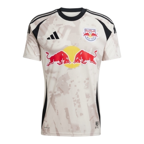 Camisa New York Red Bull II 25/26 - Torcedor Adidas Masculina - Bege com detalhes em preto