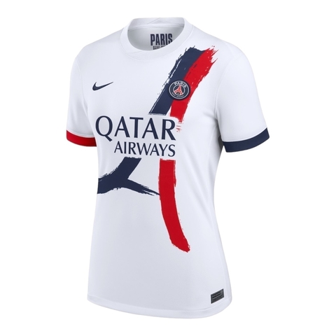 Camisa Paris Saint-Germain II 25/26 - Torcedor Nike Feminina - Branca