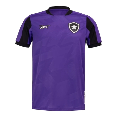Camisa Botafogo Goleiro 24/25 - Torcedor Reebok Masculina - Roxo com detalhes em preto