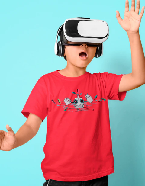 Playera de algodón Robotronics (Niños)