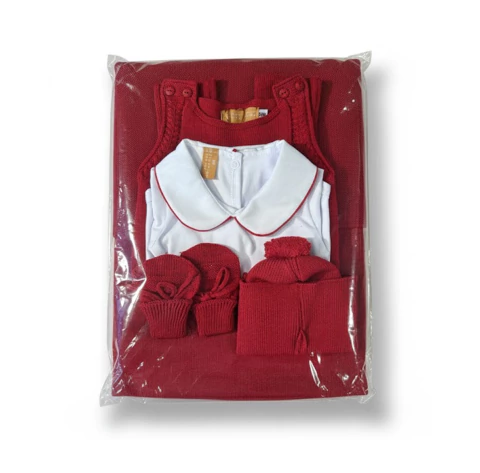 KIT 6 PECAS VERMELHO BRANCO TM: RN - comprar online