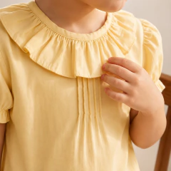 Camisa Maria Clara Amarela