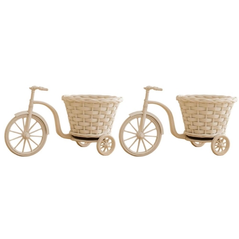 2 Vasos Mini Bicicleta decorativa