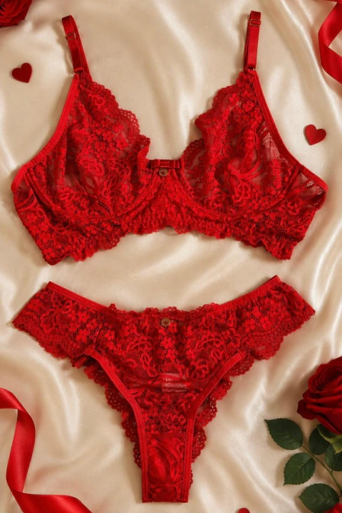 Conjunto Clarissa Vermelho