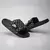 Chinelo masculino slide preto Nike OffCourt com estampa Louis Vuitton branca