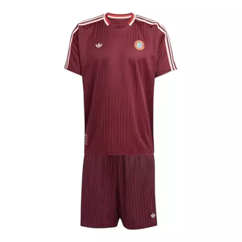 Kit infantil Bayern de Munique Edição especial Icon 25/26 - Adidas - Vinho