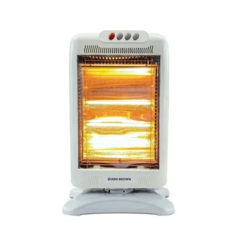 Ken Brown KB2003 estufa calefactor eléctrico halogena 1200w 3 Temp color blanco