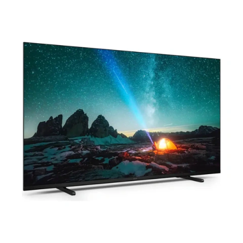 Smart Tv 55 4k Led 55pud7309/77 Color negro 220v Philips