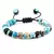 Element Spirit – Pulseira Unissex de Pedra Natural Olho de Tigre e Lava Rock - Estilo Absoluto