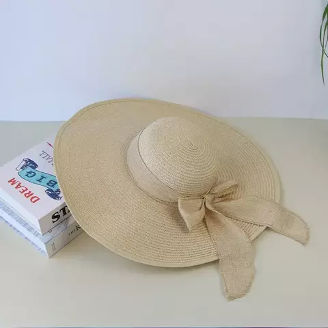 Elegance Summer – Chapéu Feminino com Laço e Aba Larga