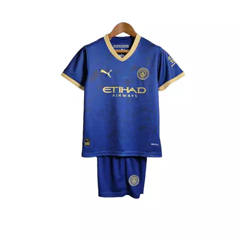 Kit Infantil Manchester City Puma 23/24 - Azul - comprar online