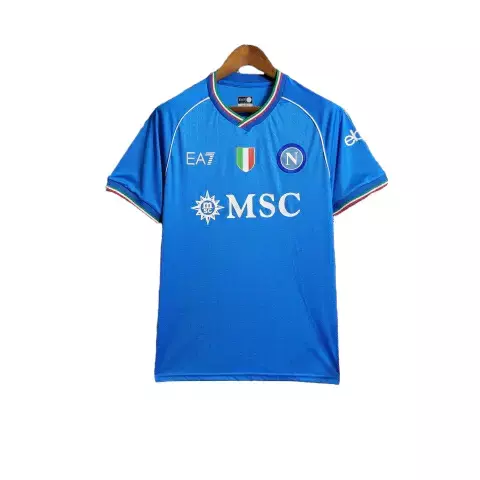 Camisa Napoli I 23/24 - Torcedor EA7 Masculina - Azul - comprar online