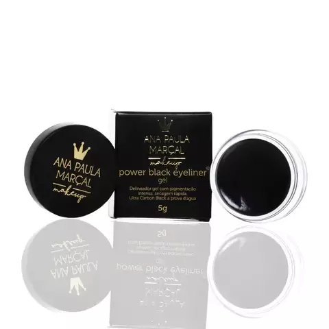 Delineador em gel Power Black Eyeliner Ana Paula Marçal