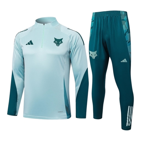 Conjunto Cruzeiro Treino 25/26 - Masculino Adidas - Azul Turquesa