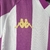 Camisa Real Valladolid I 23/24 - Torcedor Kappa Masculina - Branca com detalhes em roxo - craque fut