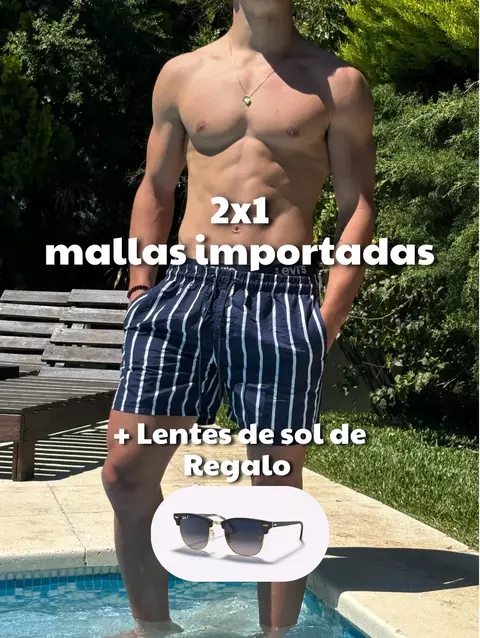 2x1 Mallas Importadas + Lentes Raivan de REGALO