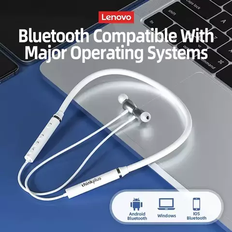 FONE DE OUVIDO NOIR - ORIGINAL LENOVO HE05X BLUETHOOTH