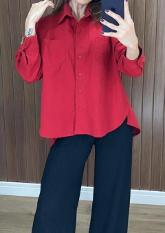 CAMISA LUCIENE - Vermelho - Vero Boutique
