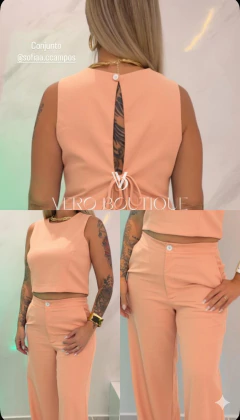 CONJUNTO SOFIA - Peach Fuzz - comprar online
