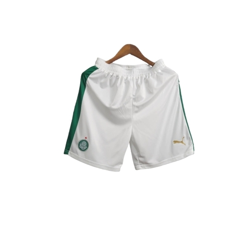 Short Palmeiras II 24/25 - Masculino Puma - Branco com detalhes em verde