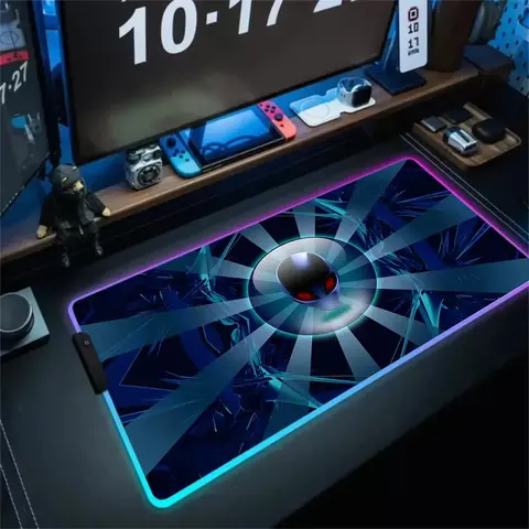 Alienware grande rgb mouse pad grande tapete portátil pc gamer led teclado tapet