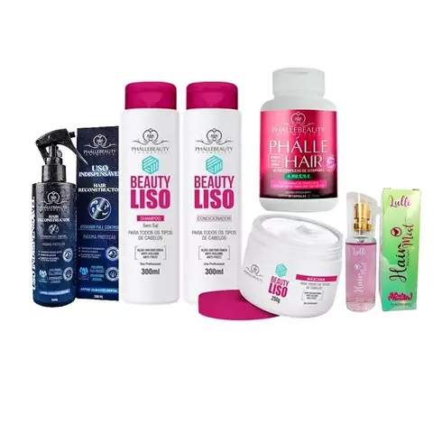 Kit Capilar Liso Perfeito em Casa