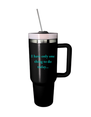 Copo Térmico Follow Him Preto