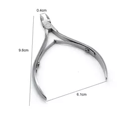 4 pçs/set profissional de aço inoxidável cortador de unhas tesoura pinças mu - Nail Design Lab