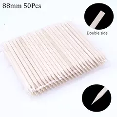 100/50 pçs empurrador da arte do prego varas de madeira laranja cutícula empur na internet