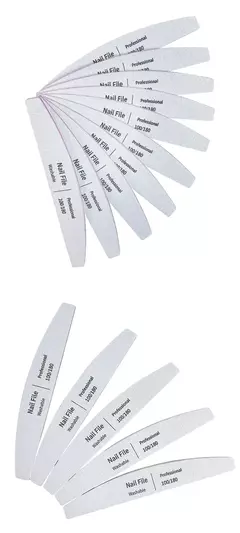 Lixa de unhas 100 a 180 ferramentas profissionais esmeril para manicure limão 2 na internet