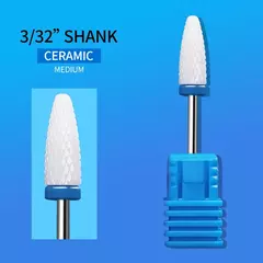 Conjunto de brocas para unhas, fresas de cerâmica, lixadeira de manicure, ponta - Nail Design Lab