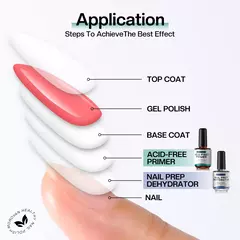 Desidratador de unhas natural Morovan e desidratador de unhas com primer sem ác - comprar online