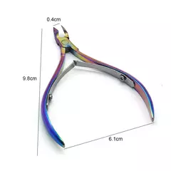 4 pçs/set profissional de aço inoxidável cortador de unhas tesoura pinças mu