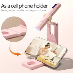 Imagem do Yikoolin conveniente portátil lâmpada secador de unhas uv/led cura de unhas to