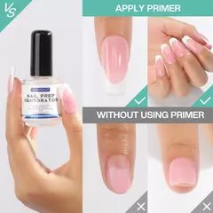 Desidratador de unhas natural Morovan e desidratador de unhas com primer sem ác