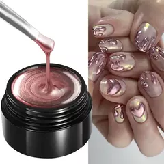 Pintura Metálica Super Brilhante Gel, Esmalte, Linha de Desenho, Nail Art Franc - comprar online