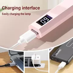 Yikoolin conveniente portátil lâmpada secador de unhas uv/led cura de unhas to na internet