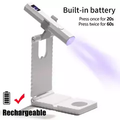 Imagem do Yikoolin conveniente portátil lâmpada secador de unhas uv/led cura de unhas to