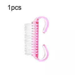 Novo 1/5 pçs escova de unhas acrílicas cor rosa arte manicure prego remover po - comprar online