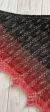 Cuello efecto encaje negro con rojo en internet