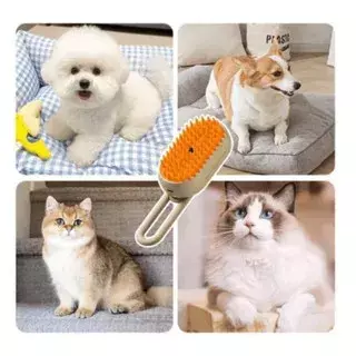 Escova A Vapor para Pet Removedor de Pelos Para Gatos E Cães. - comprar online