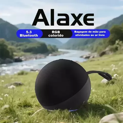 Caixa de Som ALAXE Echo Dot 5 Geração Bluetooth Sem Fio com Super Bass e Comando