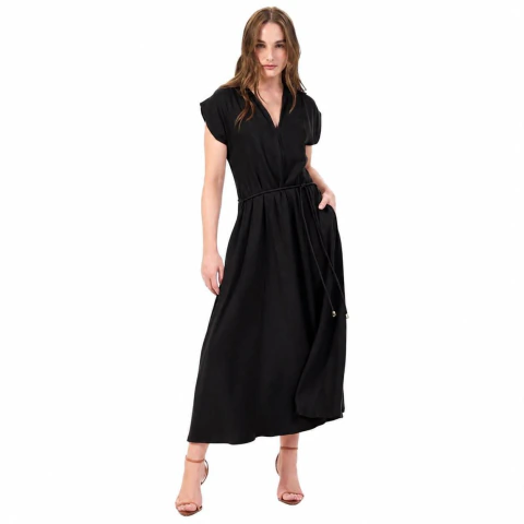 VESTIDO MIDI EVASE
