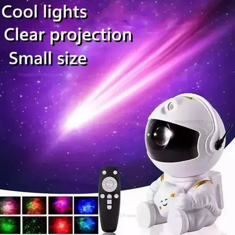 Projetor Astronauta Galaxy AstroGalaxy - Não saia mais de casa para ver as estrelas