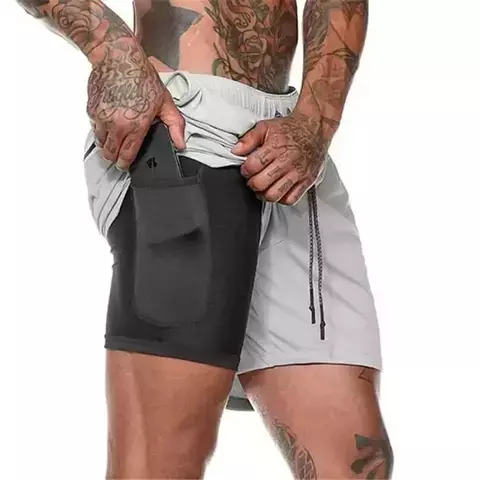 Shorts Para Treino 2 em 1 Esporte Air Effect - Aptus Shop