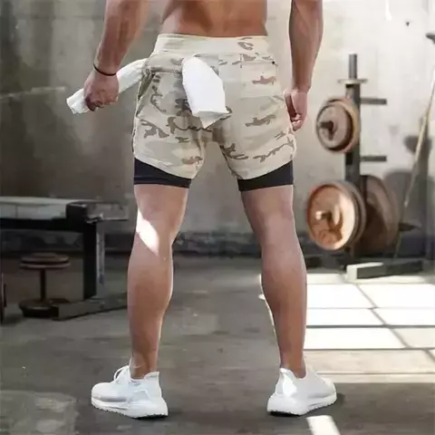 Shorts Para Treino 2 em 1 Esporte Air Effect na internet