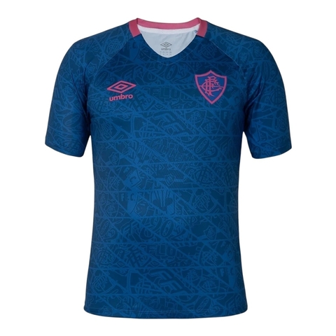 Camisa Fluminense Pré-jogo 25/26 - Torcedor Umbro Masculina - Azul
