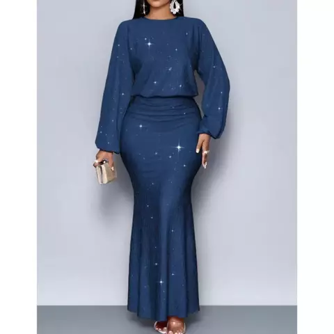 Vestido Longo Glamour "Constelação"