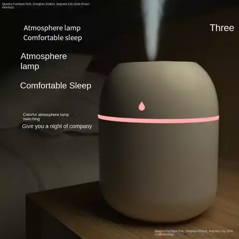 Umidificador Portátil H2O Mini USB 220ml – Aromaterapia, Difusor de Óleos Essenciais e Luz LED - comprar online