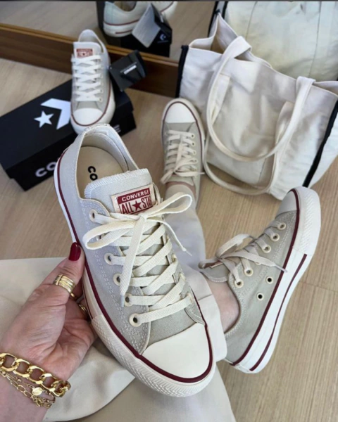 All Star Bege/Bordo - comprar online
